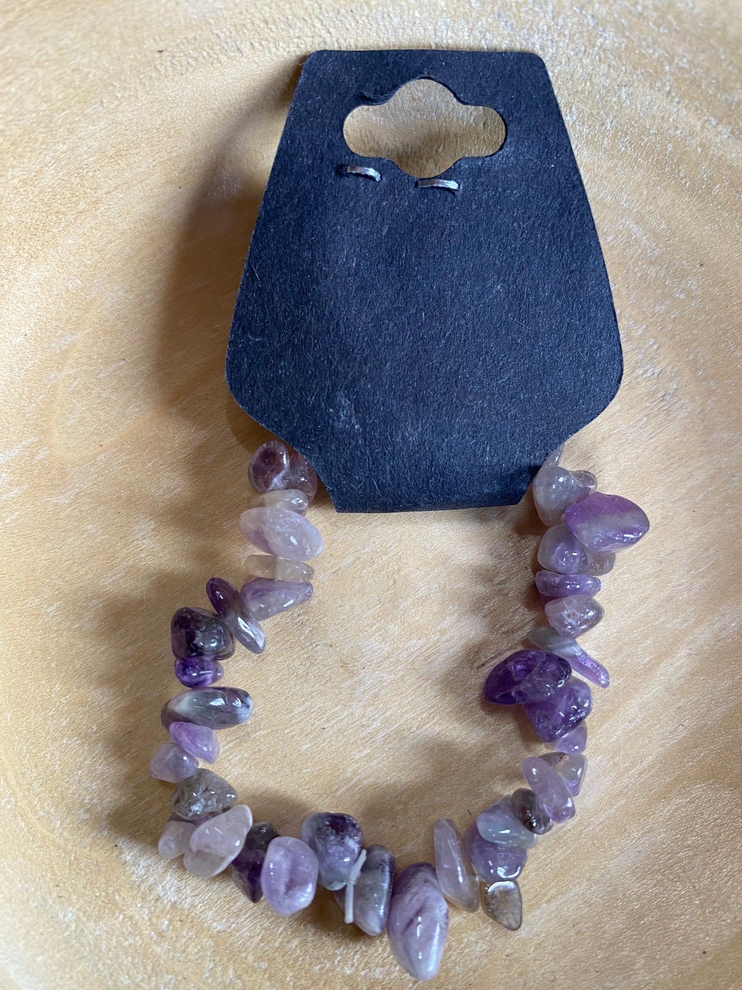 Crystal chip bracelets