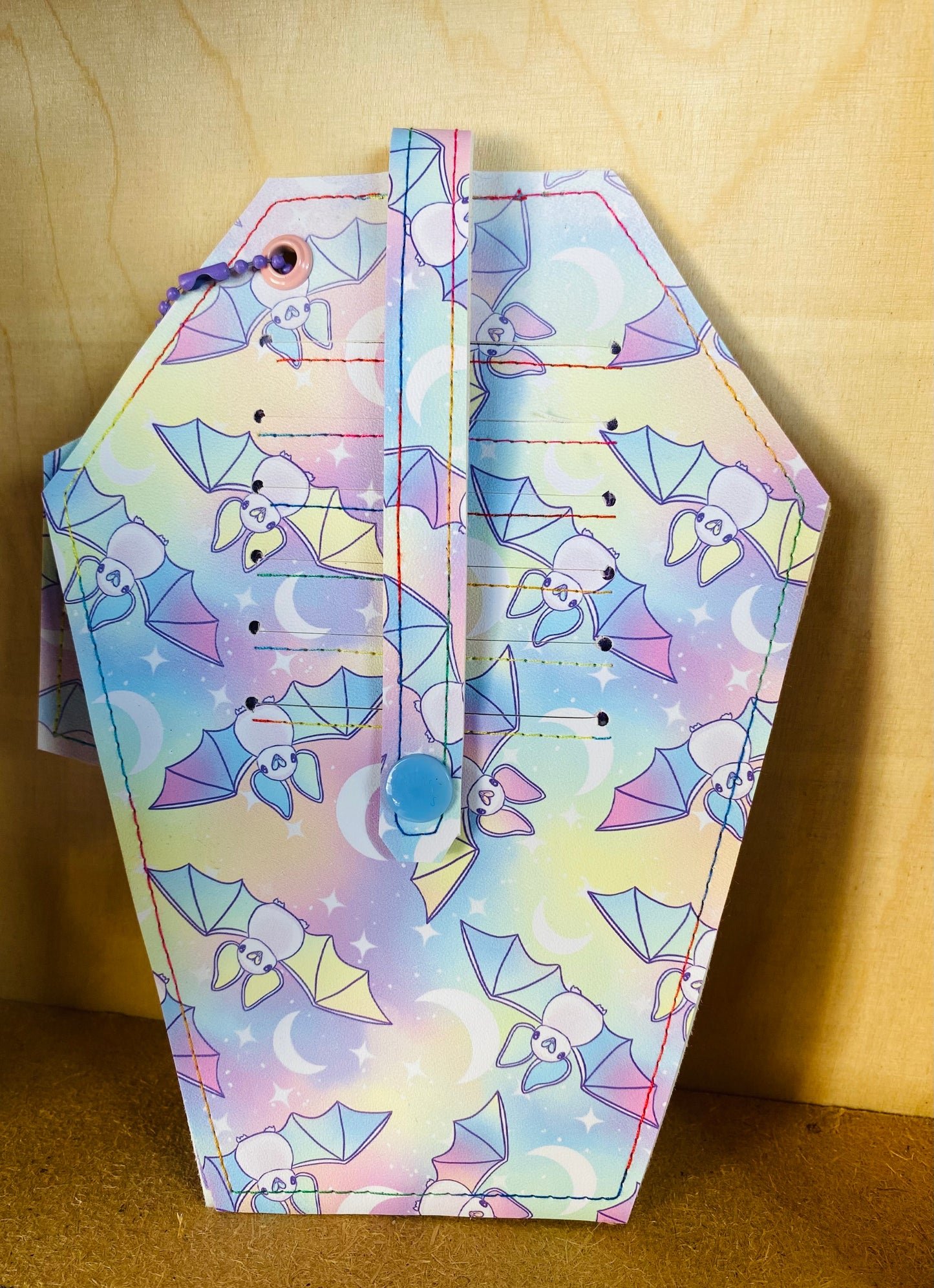 Pastel bat purse