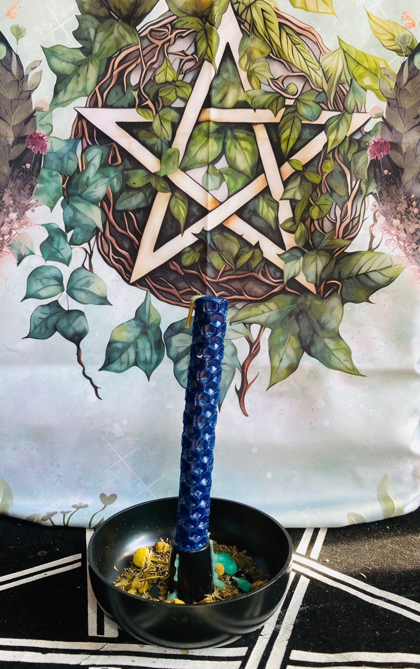 Beeswax spell candles
