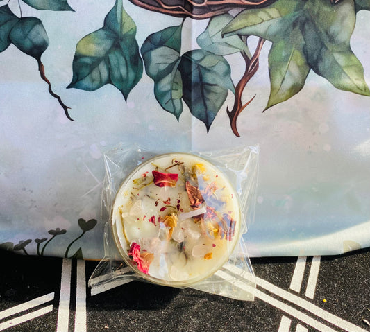 Large dressed tea light candles