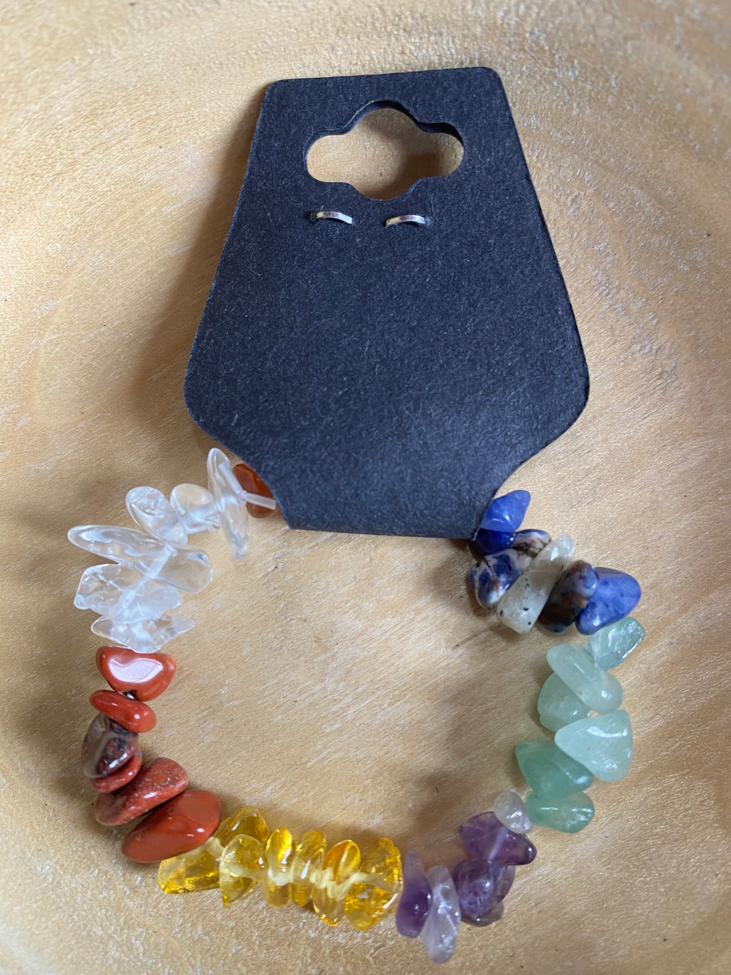 Crystal chip bracelets