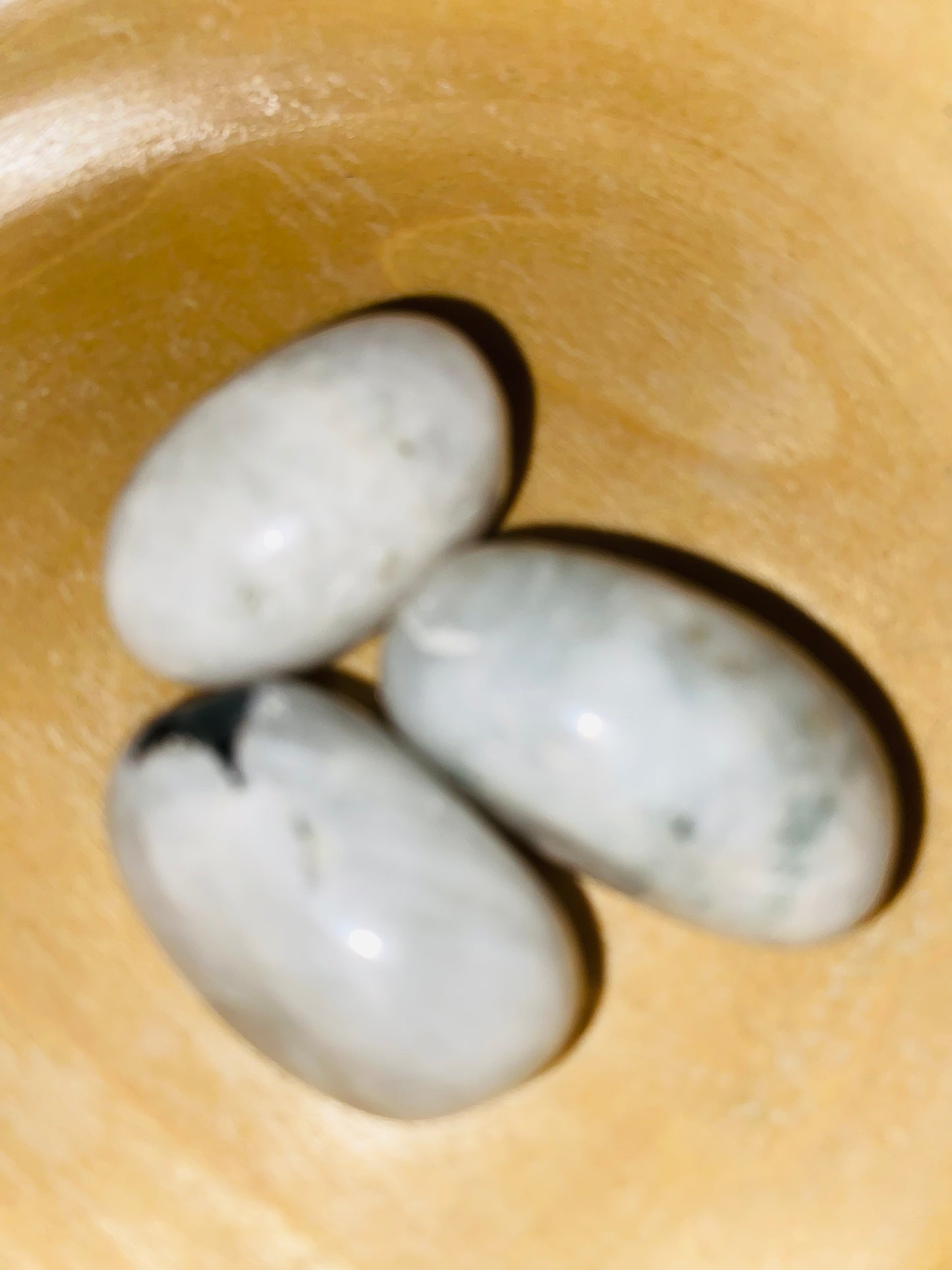Rainbow moonstone tumbles