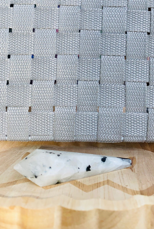 Rainbow moonstone wand