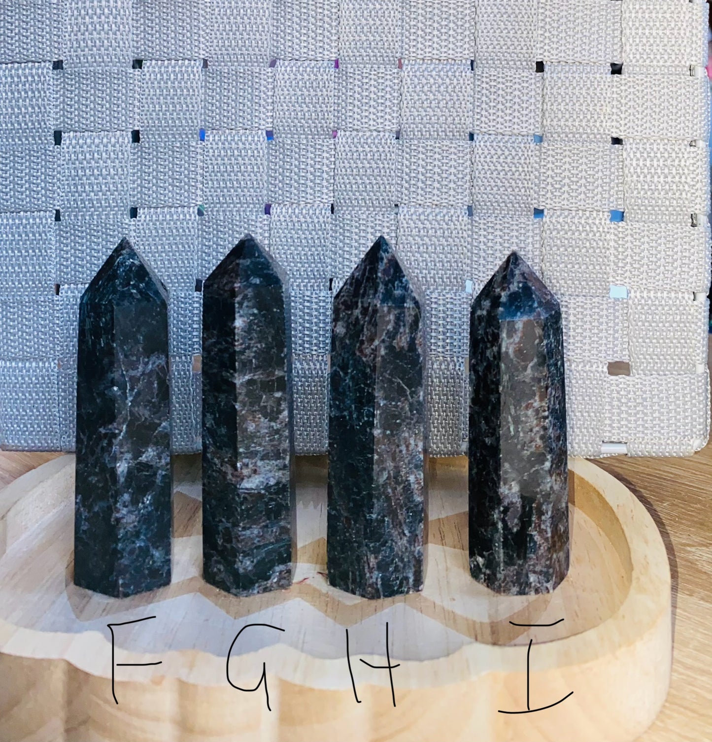 Anthophyllite - firework stone towers