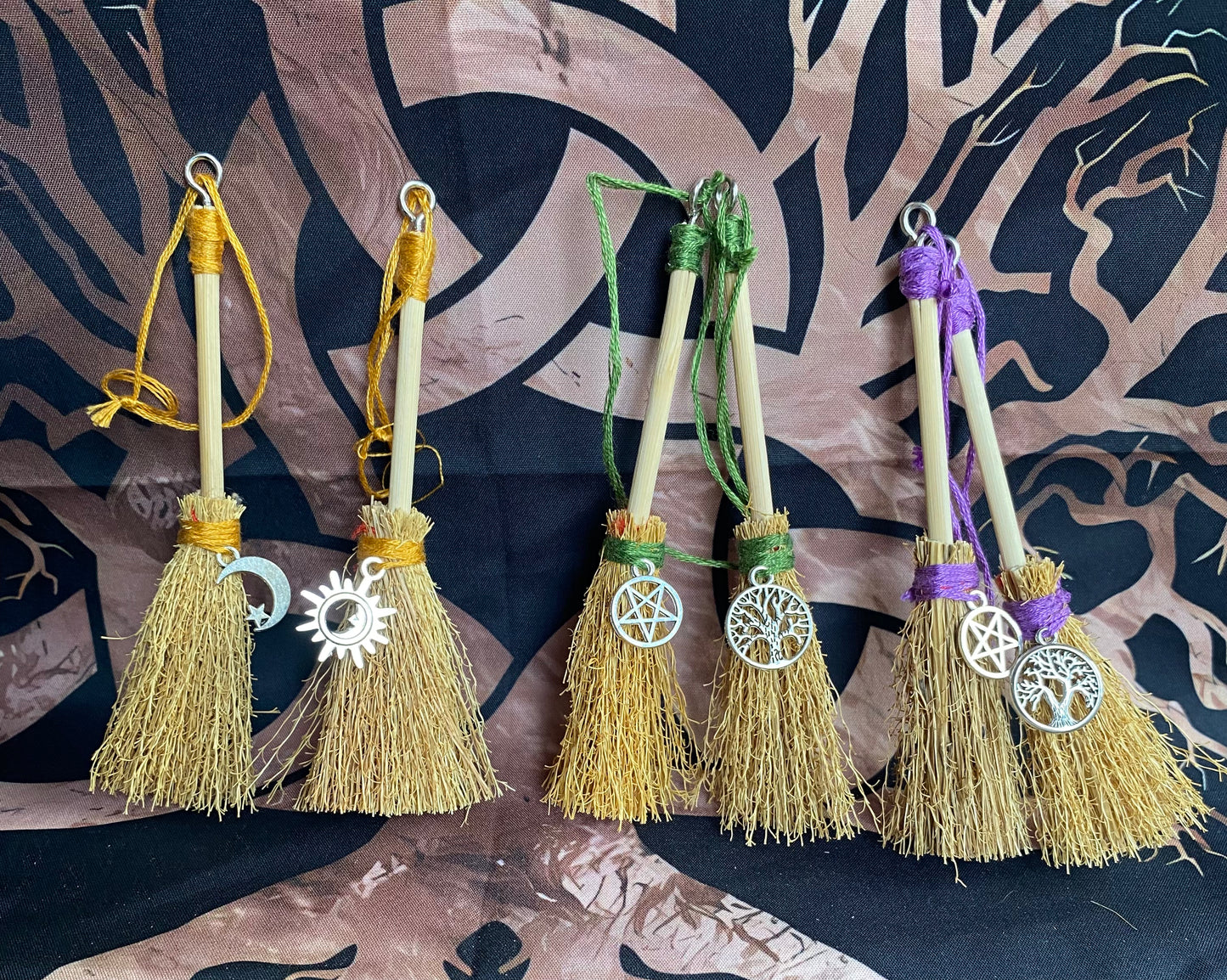 Mini hanging brooms