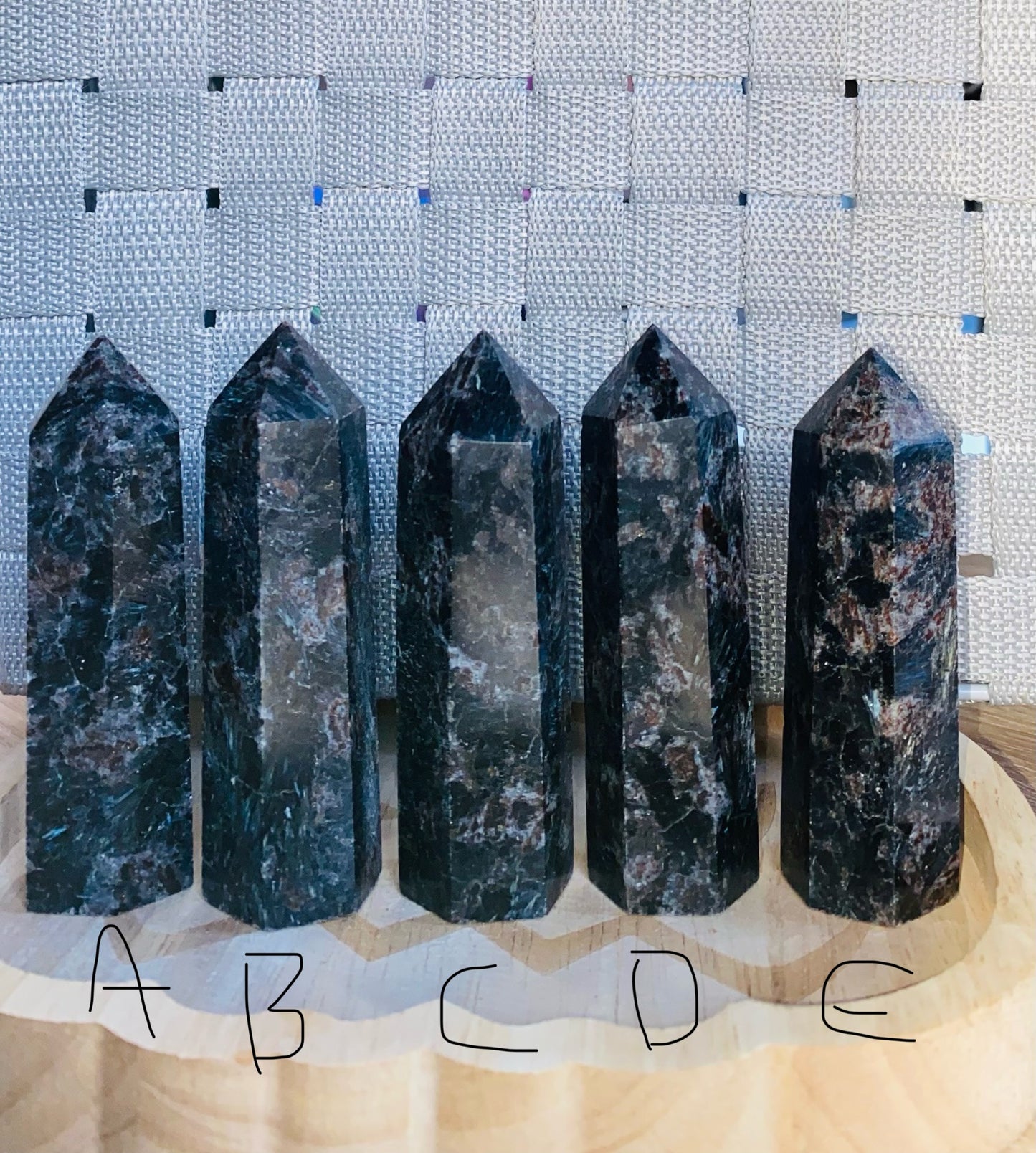 Anthophyllite - firework stone towers