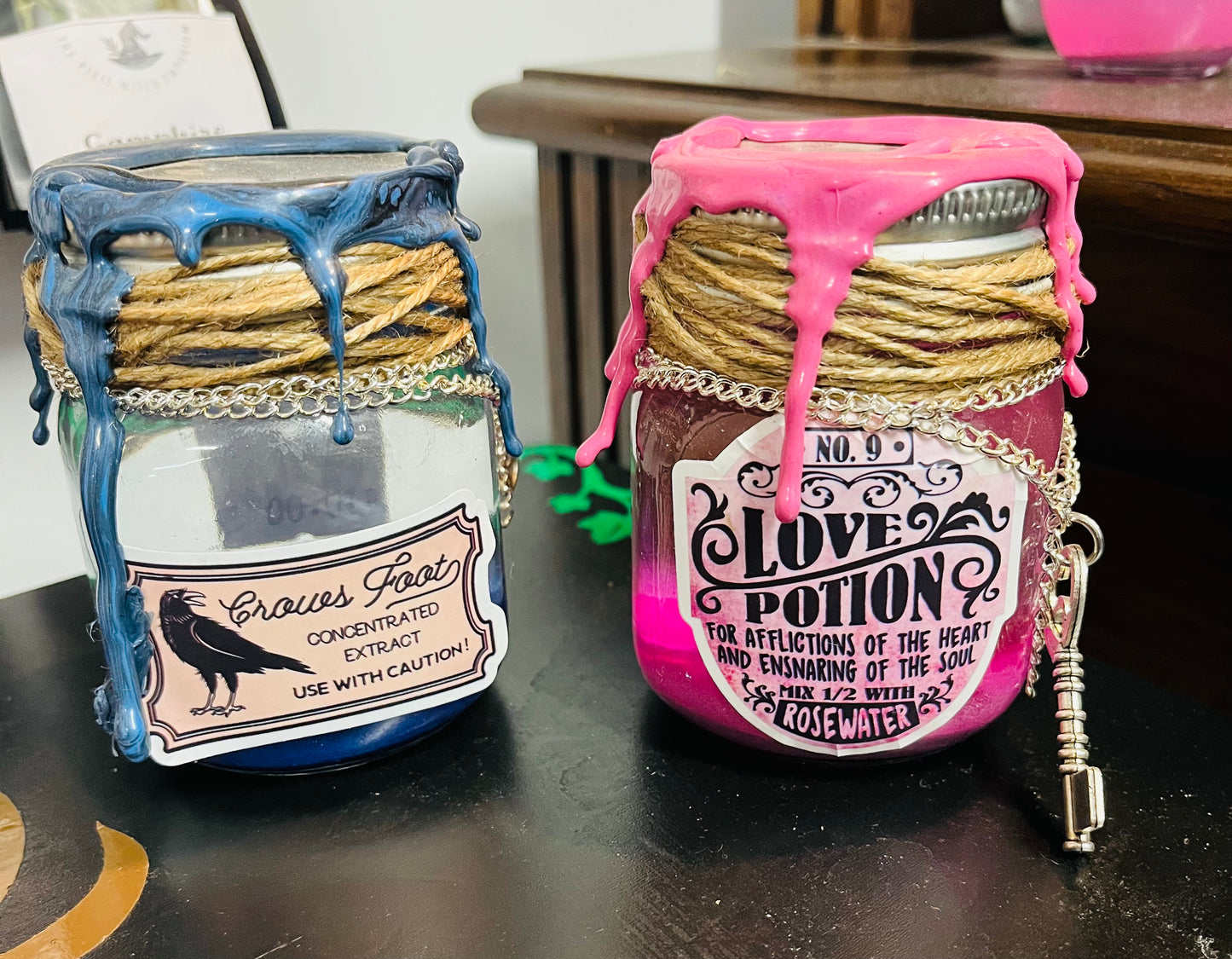 Sensory apothecary bottles