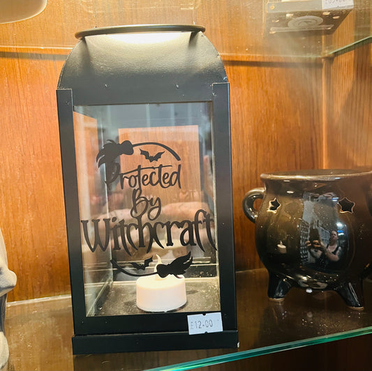 Lantern protected by witchcraft