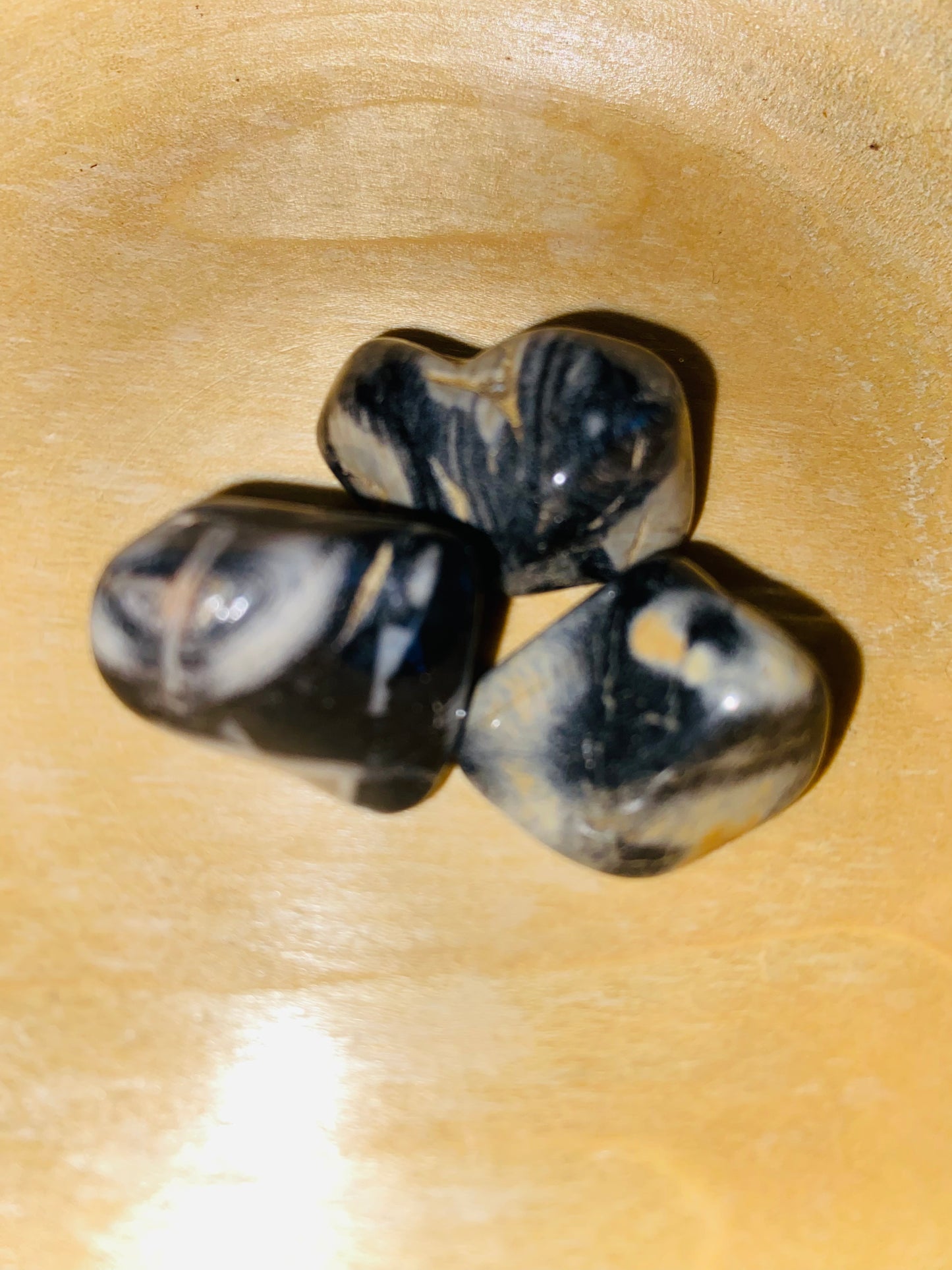 Silver Leaf Jasper tumbles