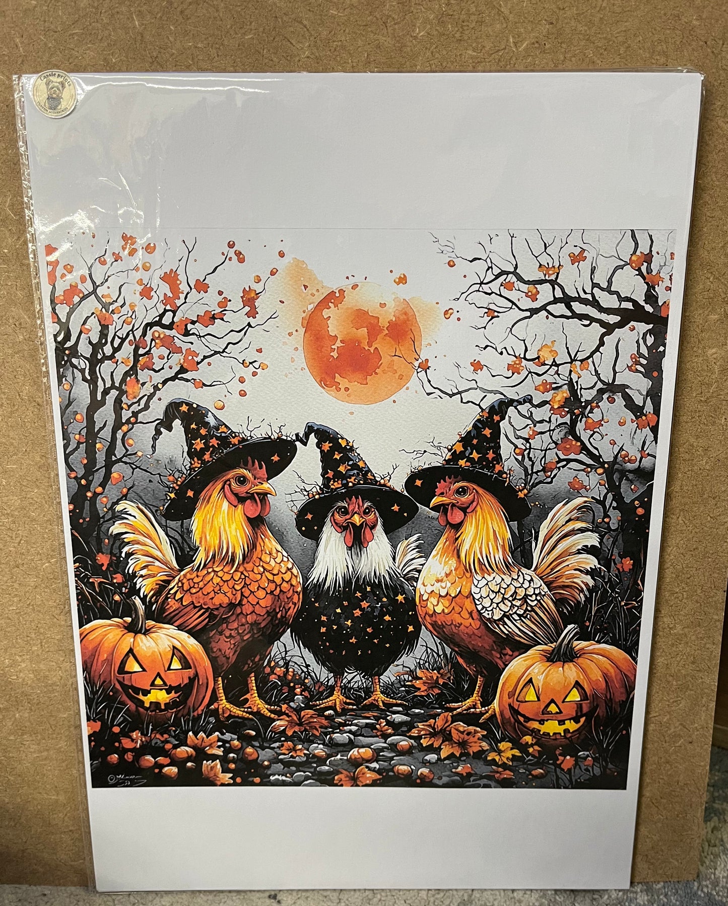 Chicken prints