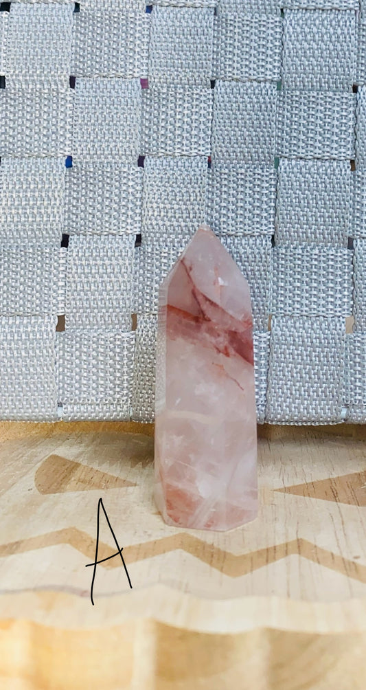 Fire Quartz points