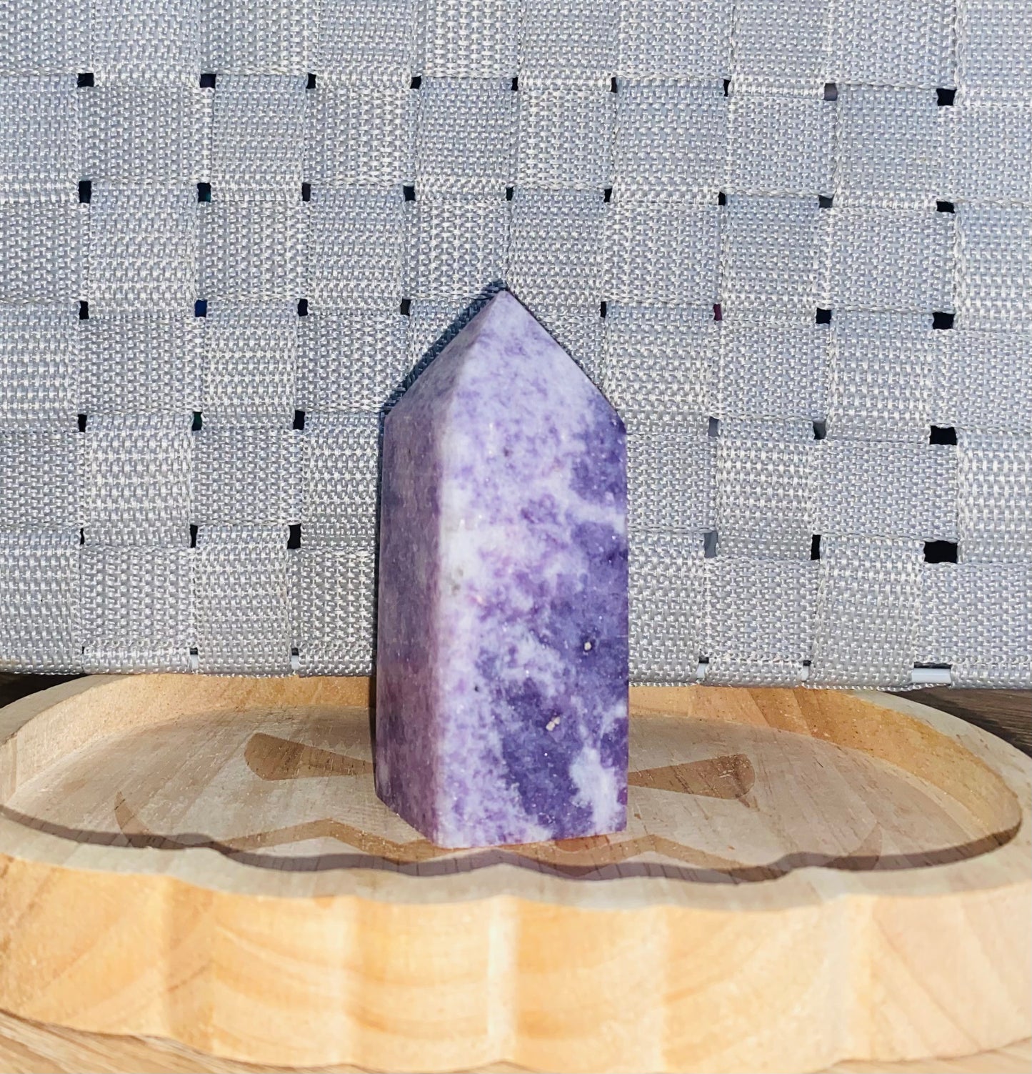 Lepidolite tower