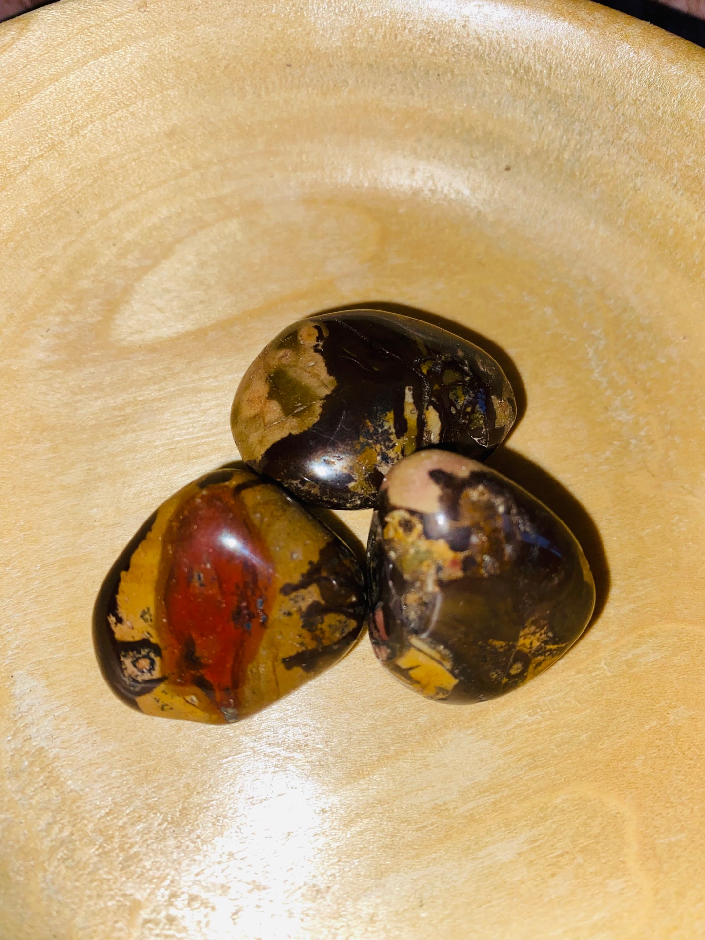 Autumn leaf Jasper tumbles