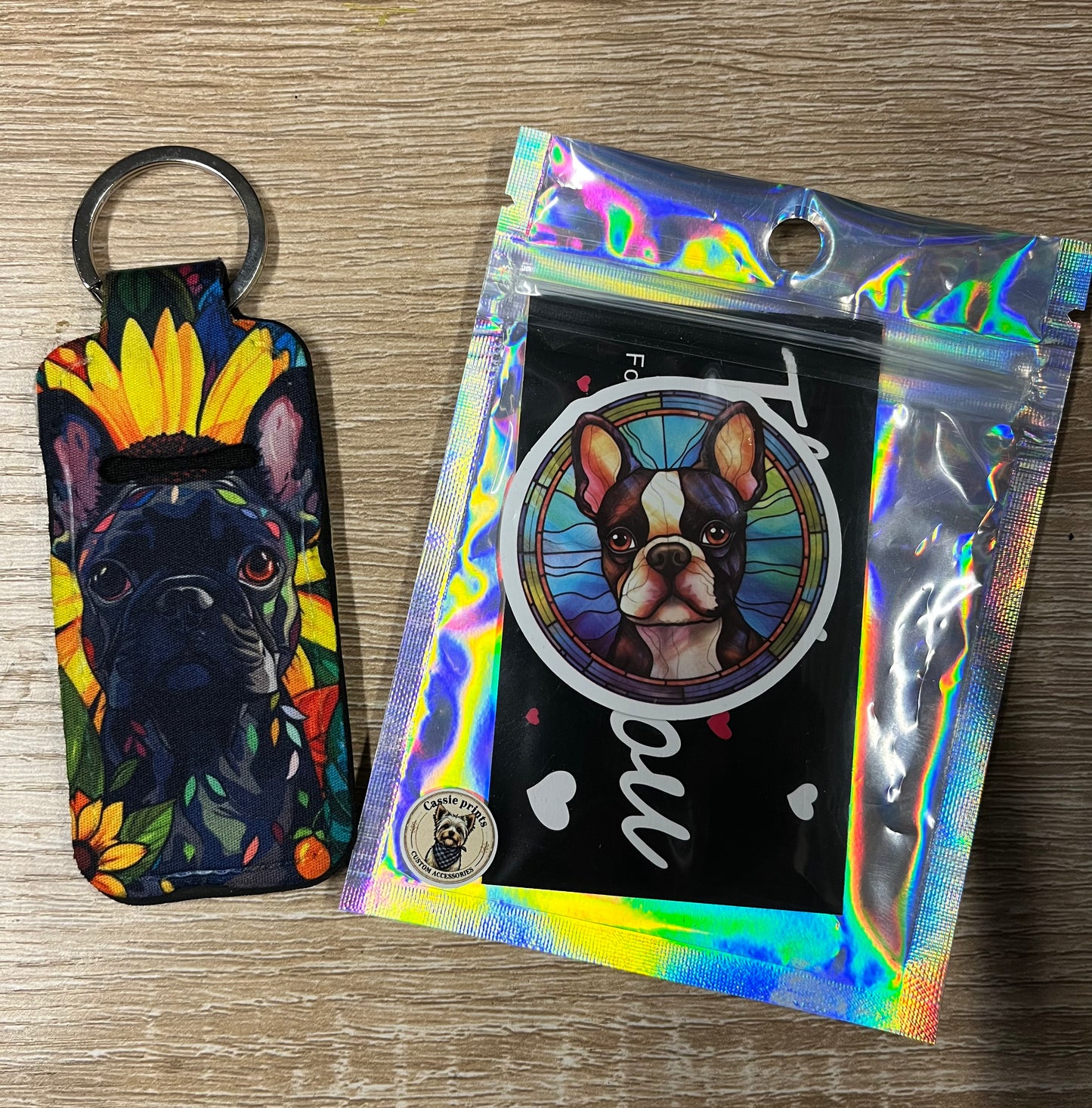 Lip balm holder keyring