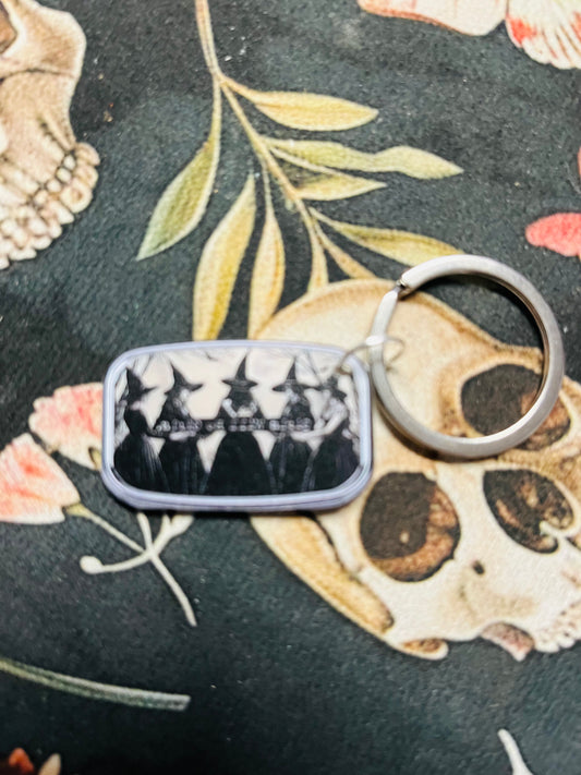 Girls will be girls witch Keyring