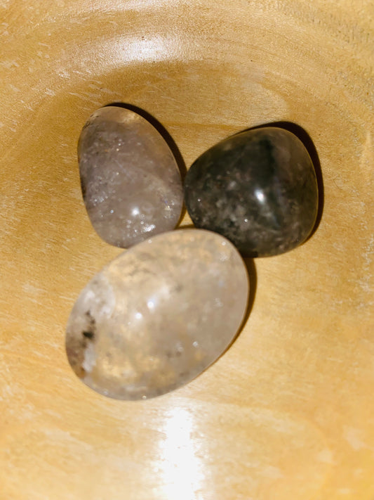 Garden quartz tumbles