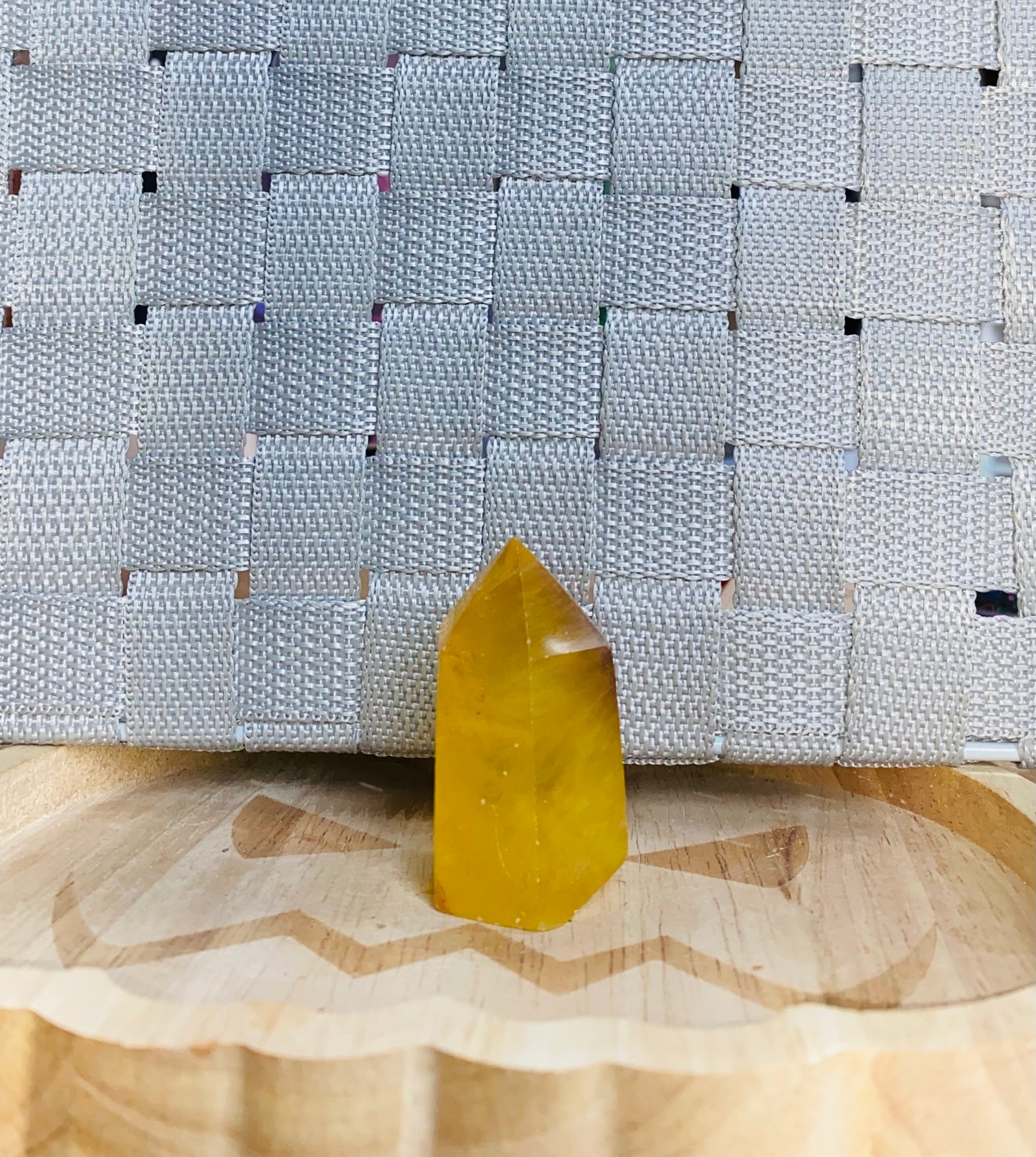 Yellow flourite
