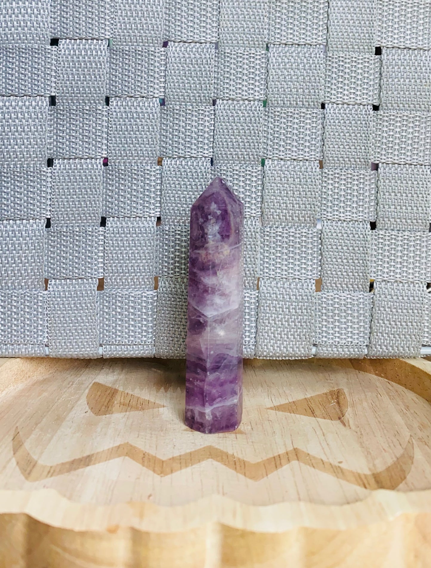 Amethyst (chevron) points