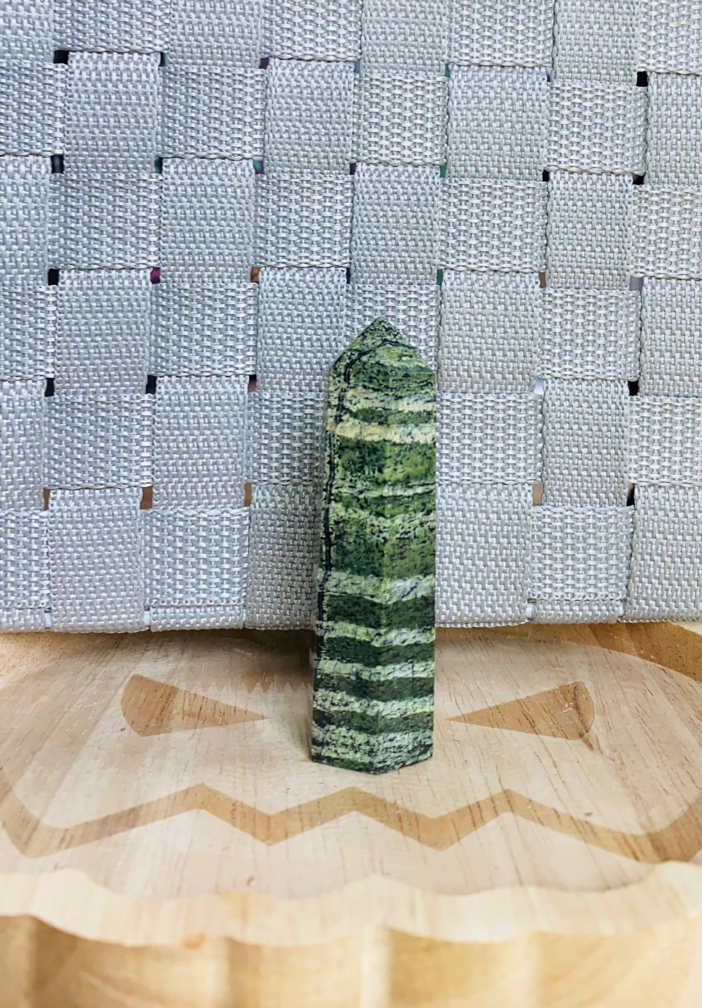 Chrysotile in serpentine point