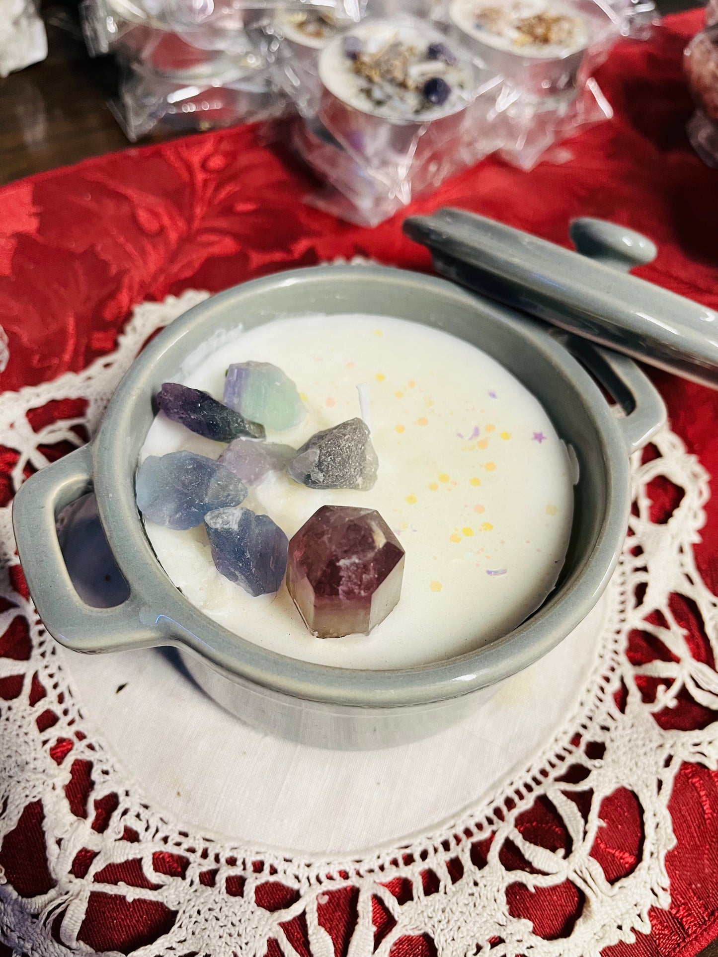 Crystal candle