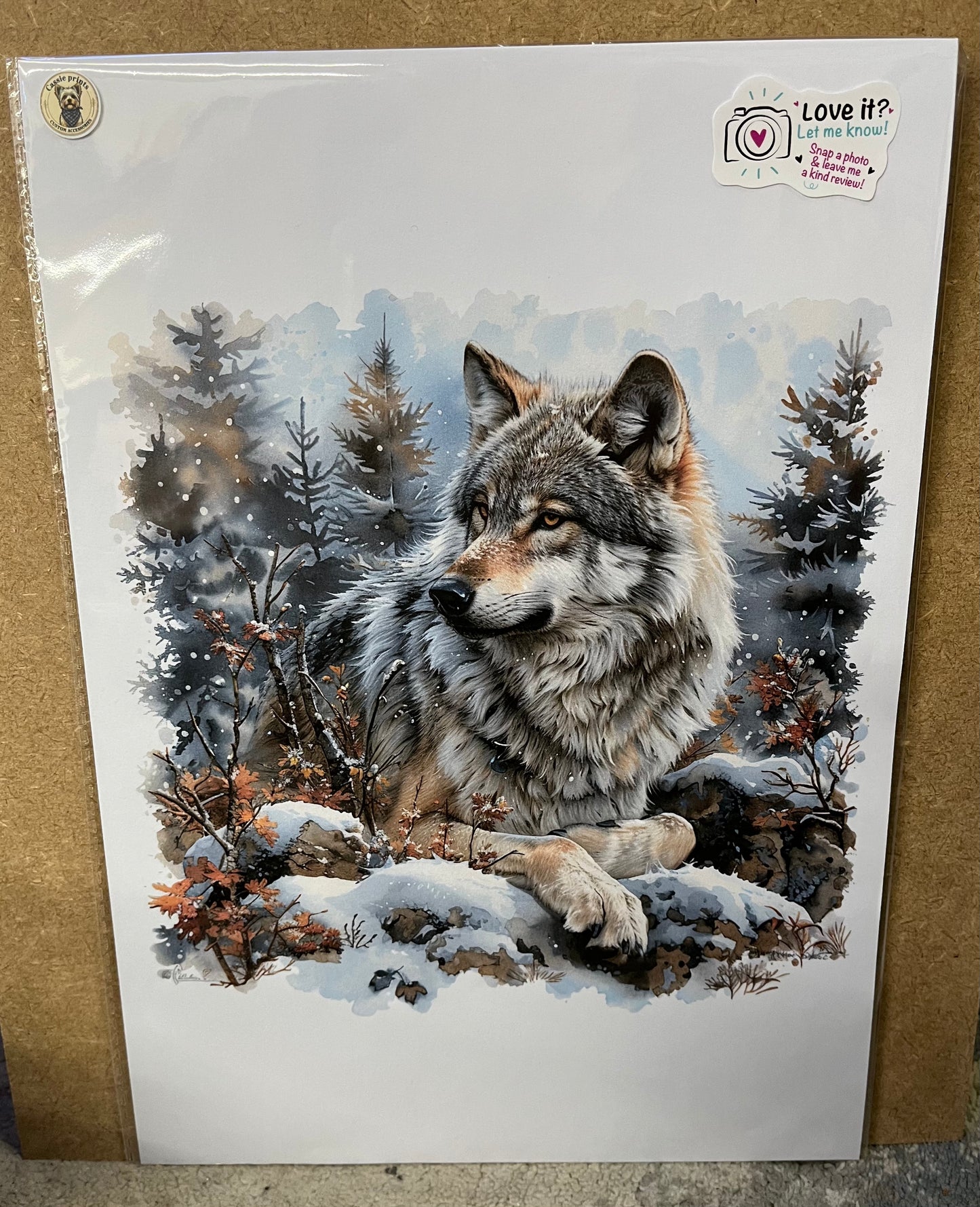 Wolf prints