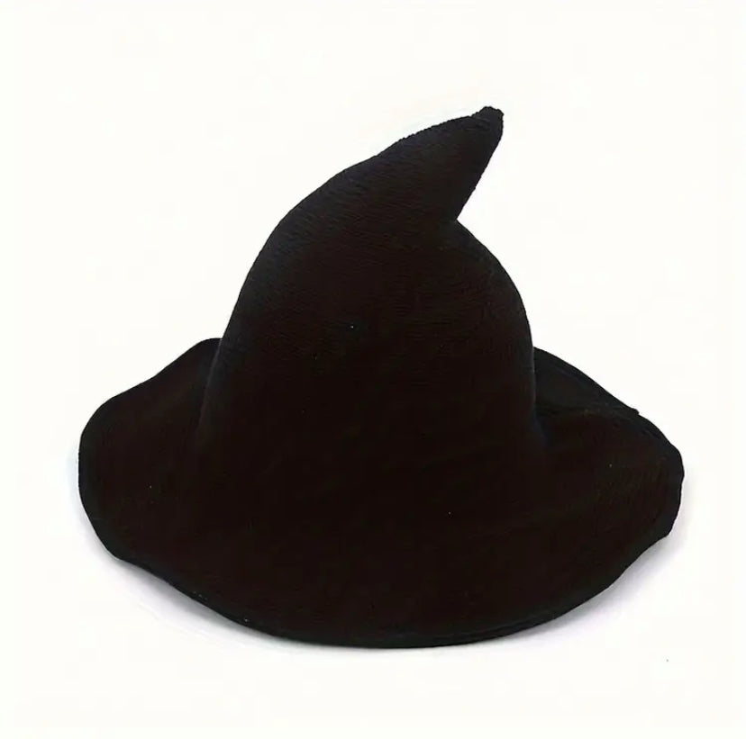 Knitted witches hat