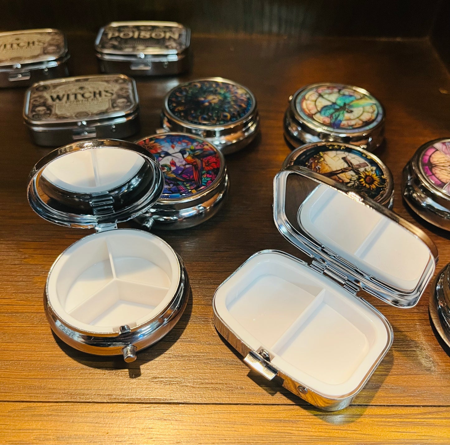 Pill boxes