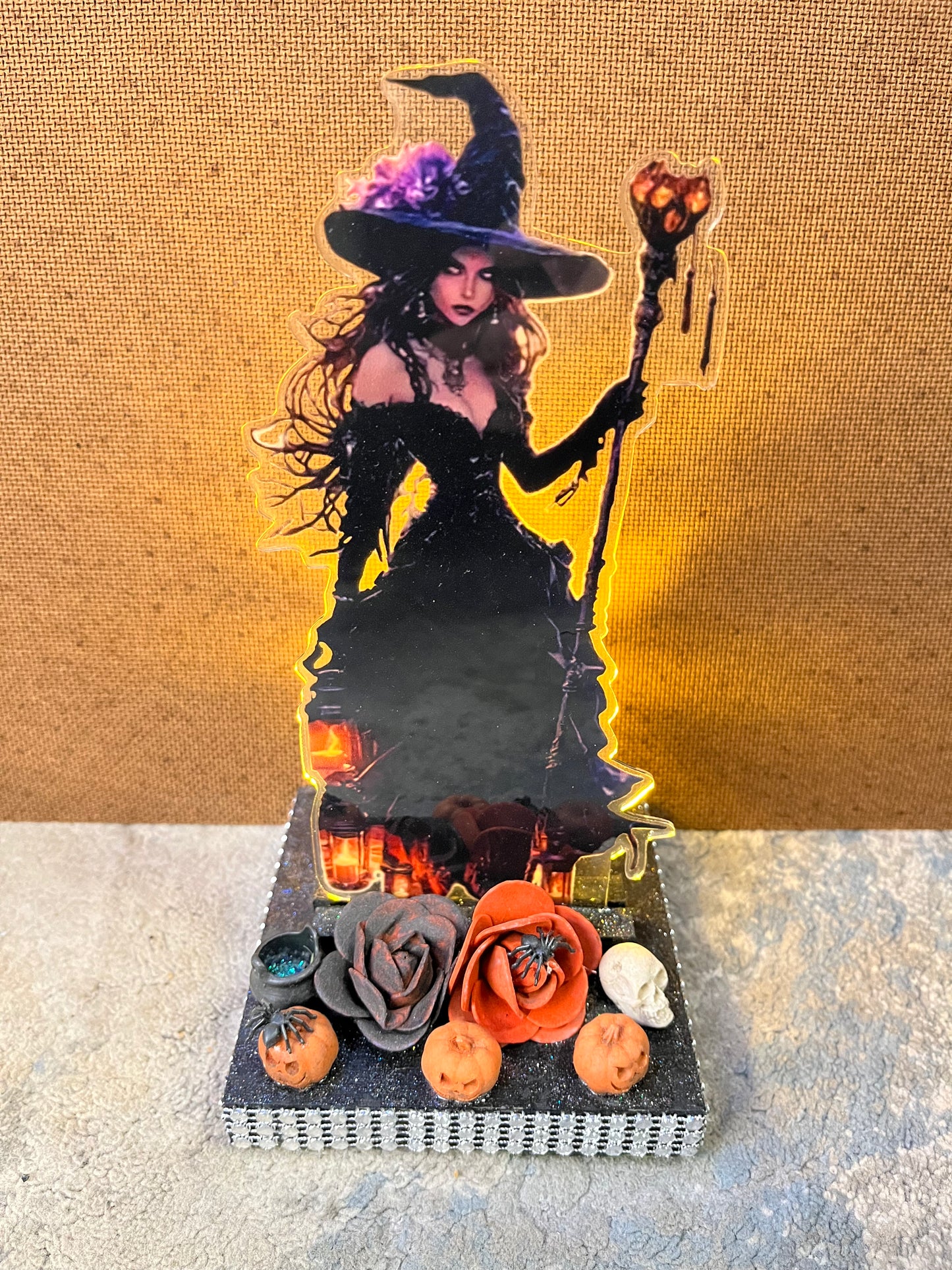 Witch light up display