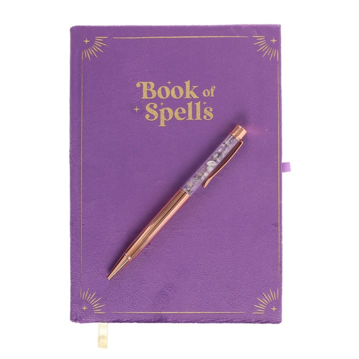 *Book of Spells Journal with Amethyst Crystal Pen (12/24)