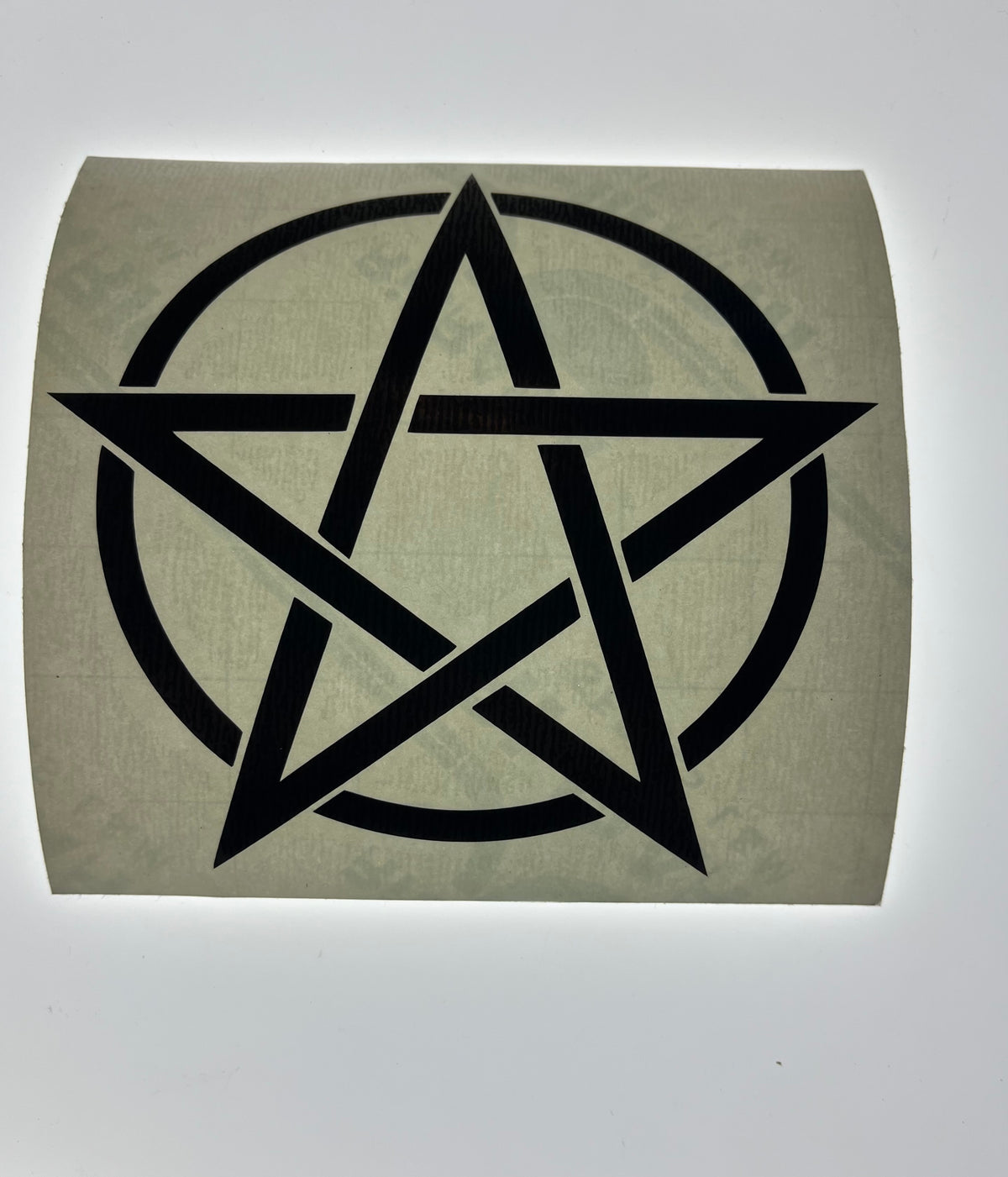 Pentagram Vinyl Decal