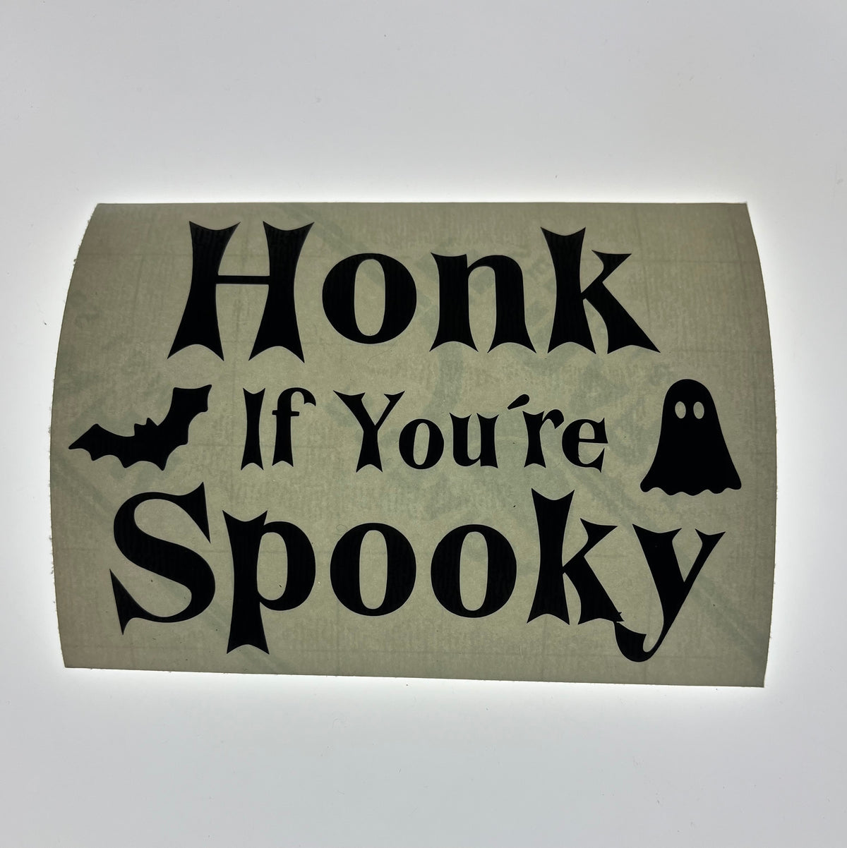 Honk If You’re Spooky Vinyl Decal
