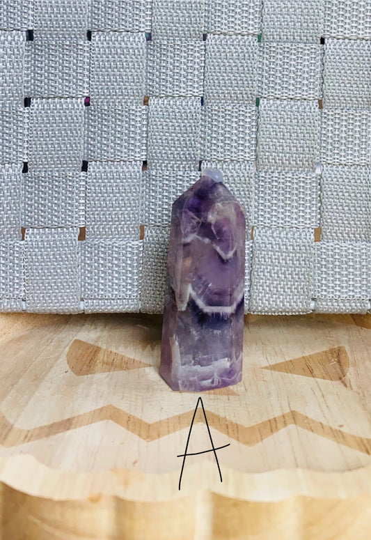 Amethyst (chevron) points