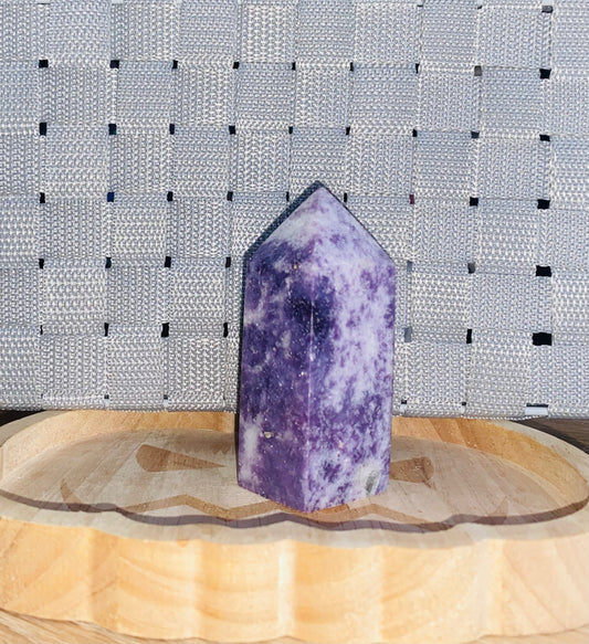 Lepidolite tower