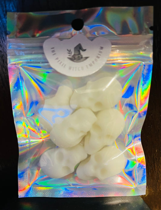 Pumpkin spice skull wax melts