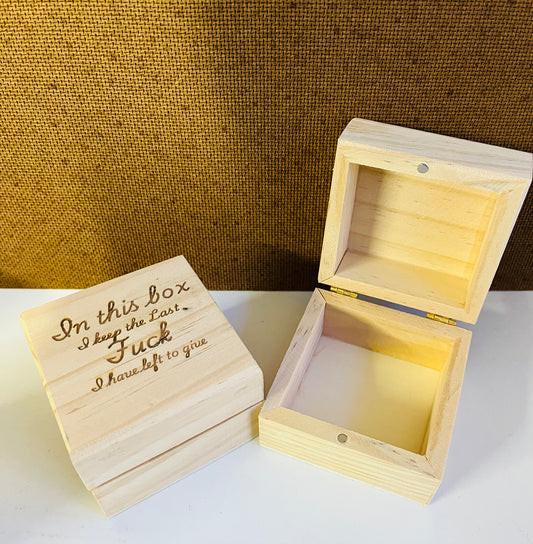 Engraved Small trinket boxes