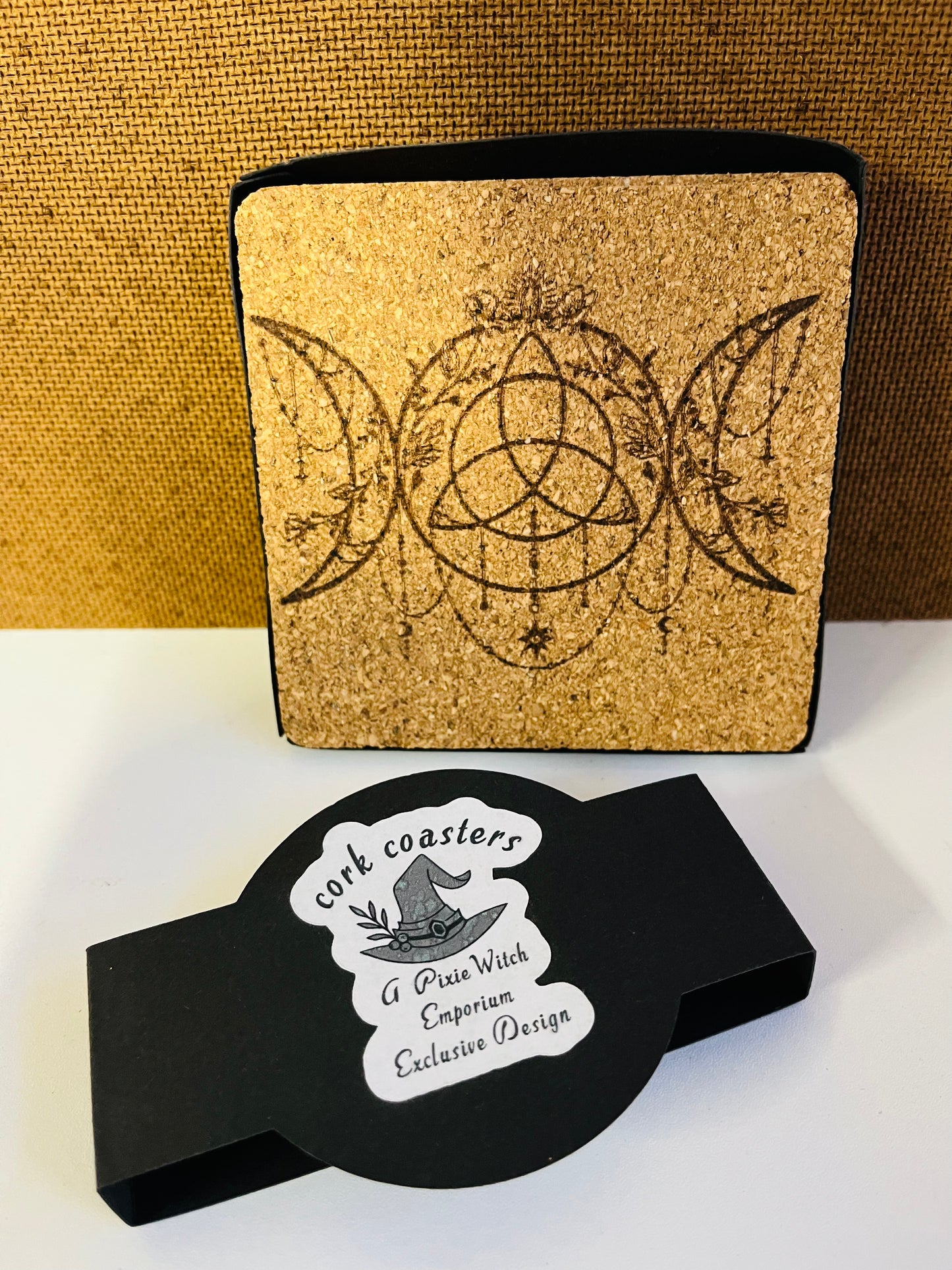 Engraved Cork coasters