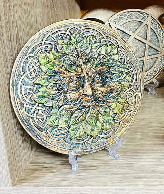 Green man incense burner