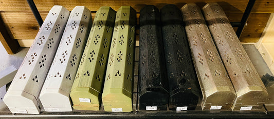 Wooden incense boxes