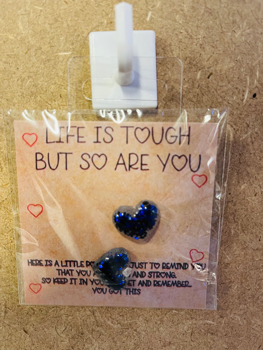 Life is tough mini pocket hugs