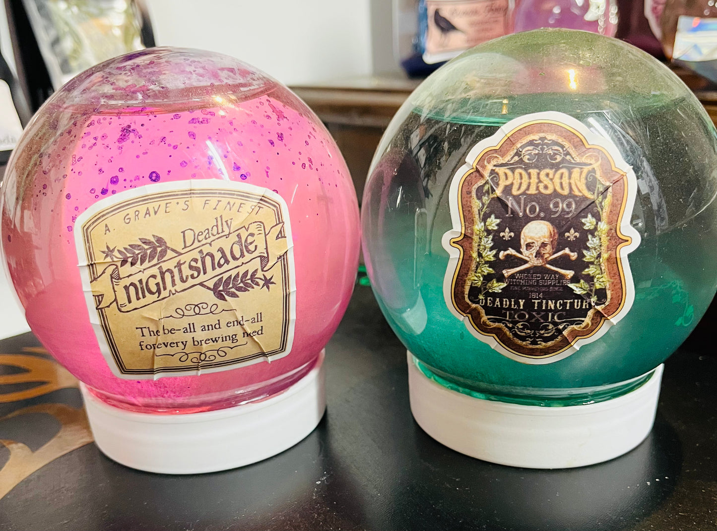 Sensory apothecary bottles