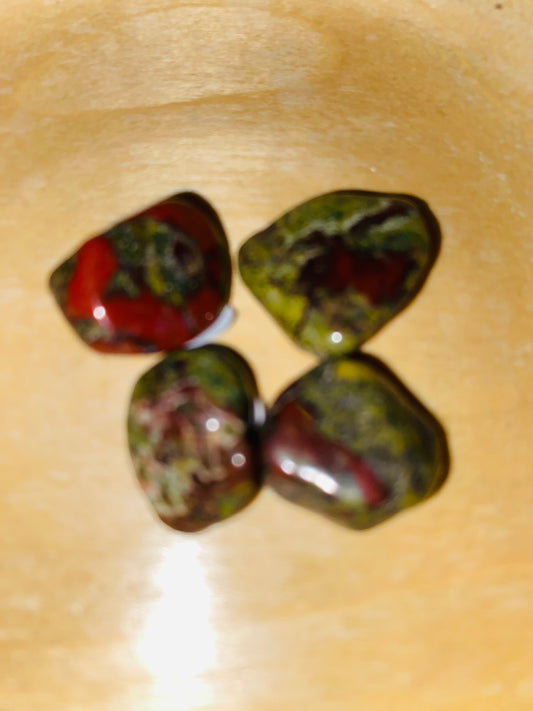 Bloodstone tumbles