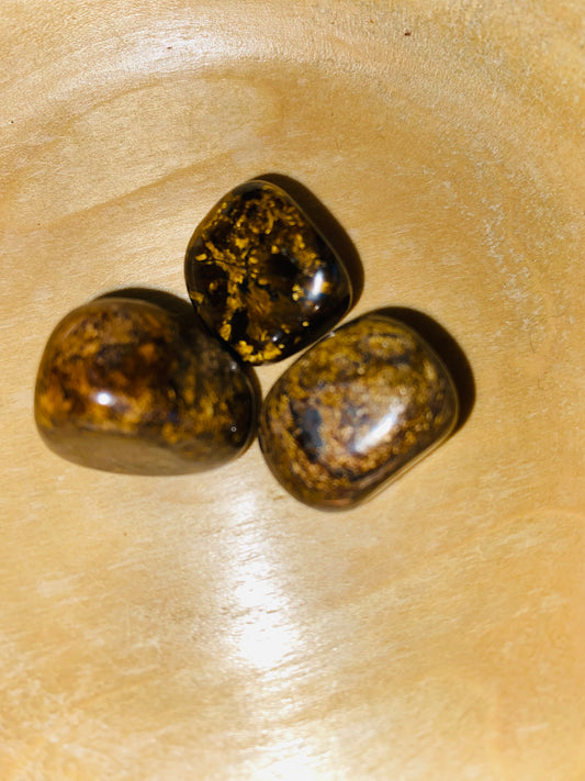 Bronzite tumbles