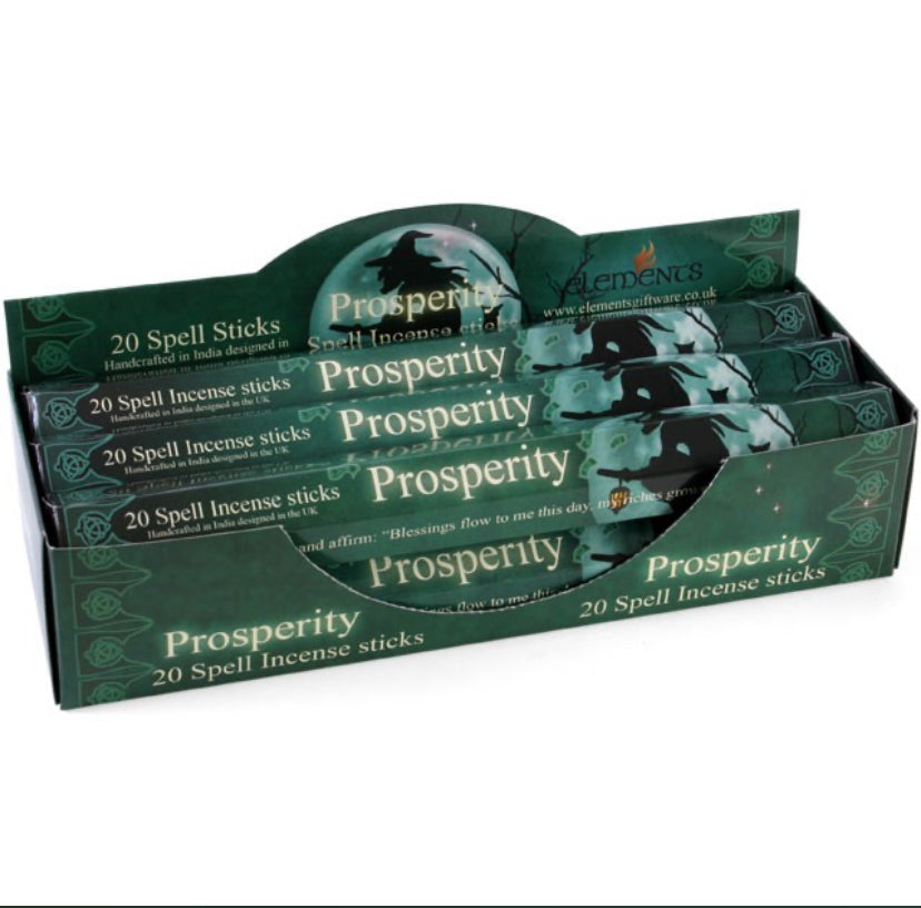 Prosperity spell incense