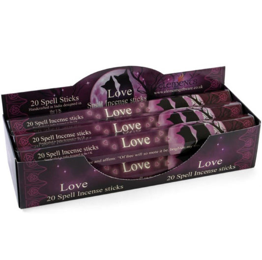 Love spell incense