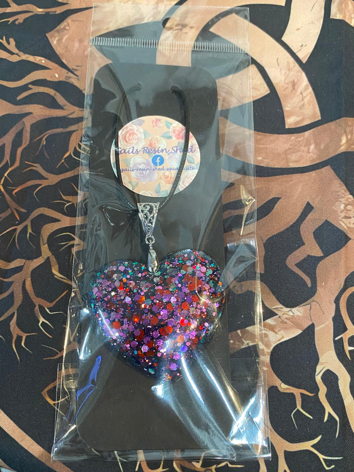Large heart necklaces