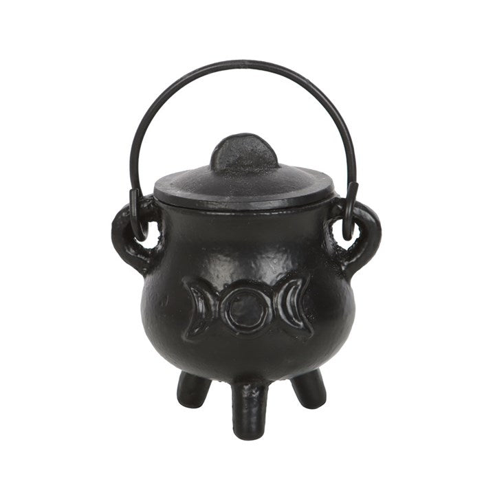 *7.5CM Cast Iron Cauldron with Triple Moon (3/9)