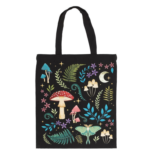 *Dark Forest Print Polycotton Tote Bag (6/24)