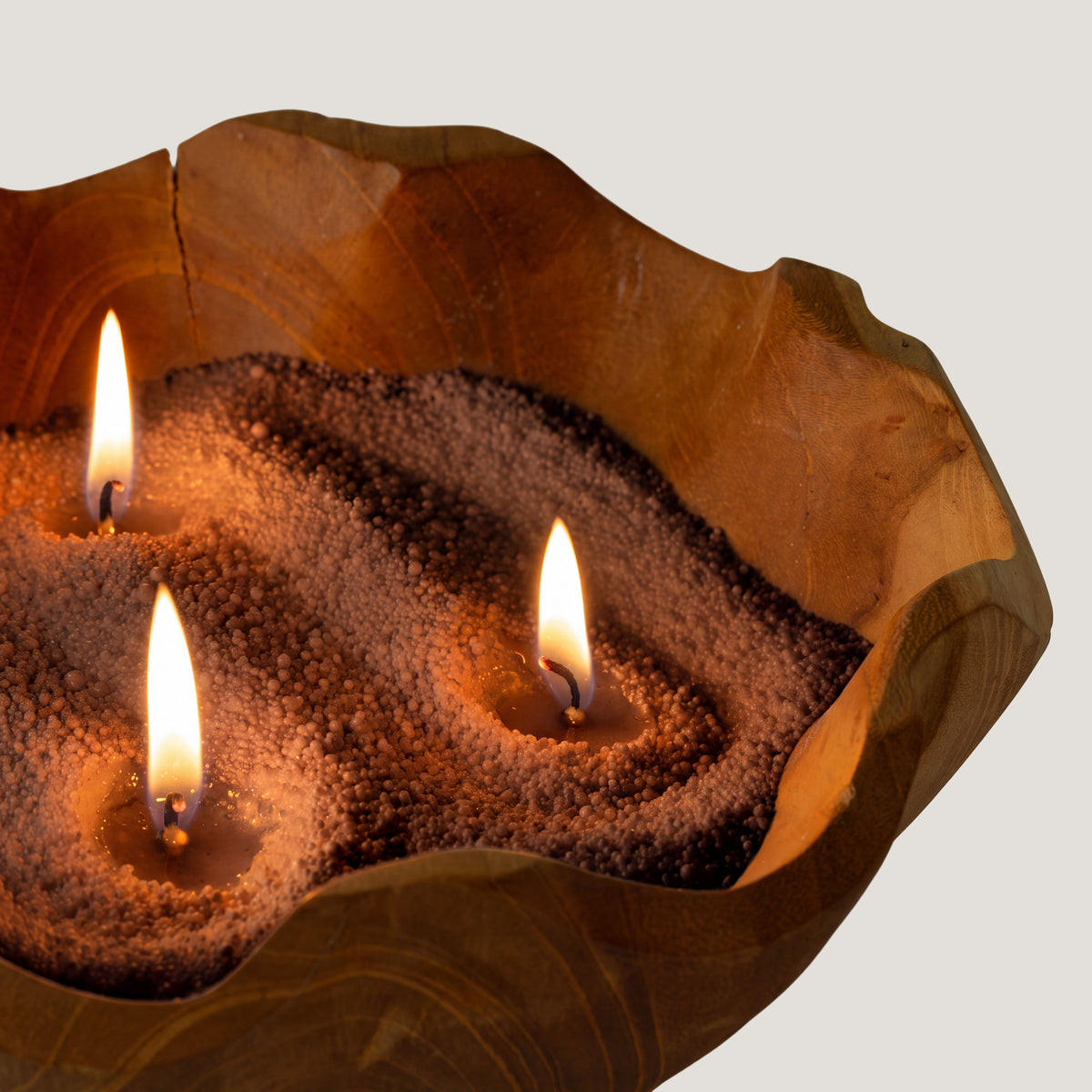 Fragranced Candle Sand - Chocolate Brown - Millionaire Gold - 300g