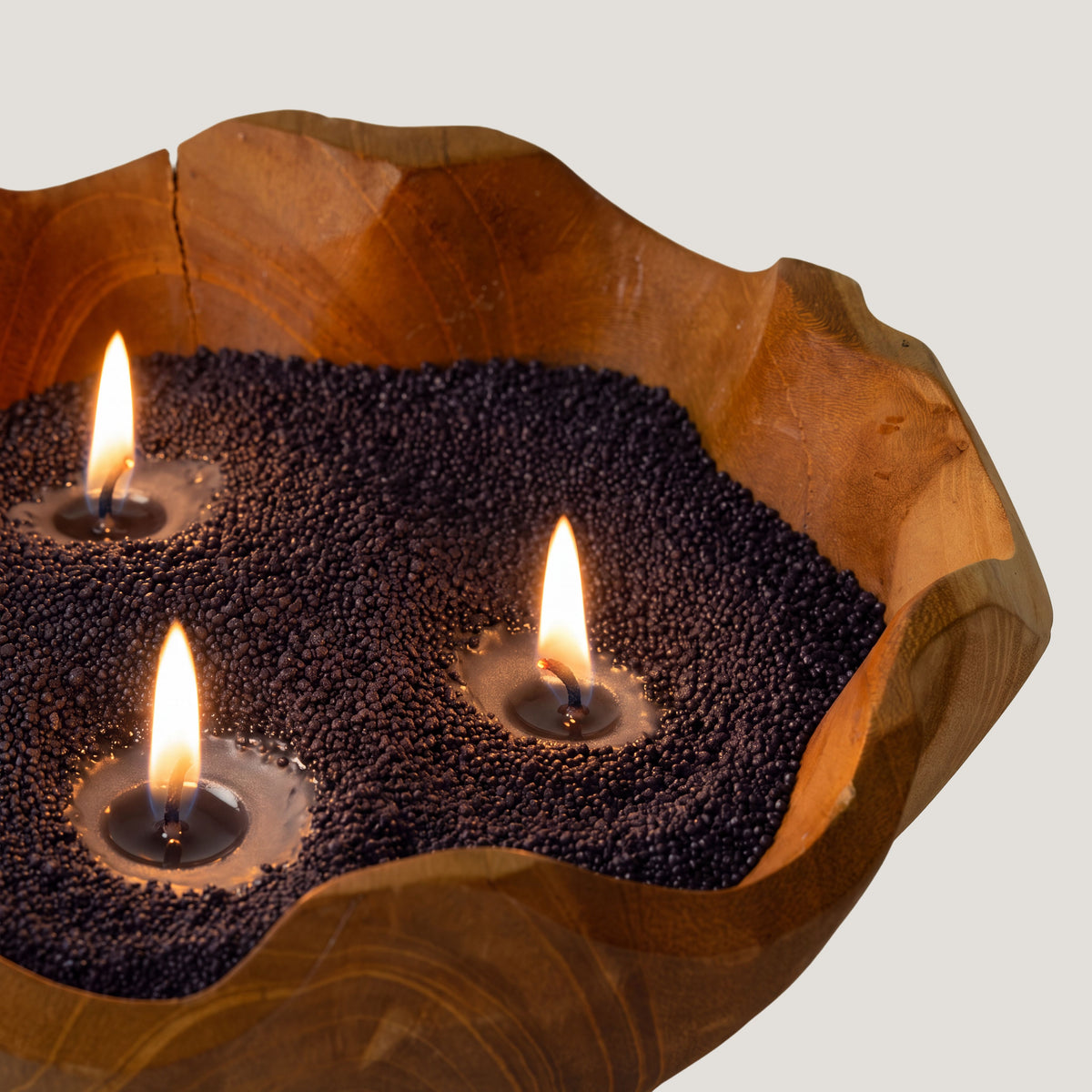 Fragranced Candle Sand - Black - Spirited - 300g