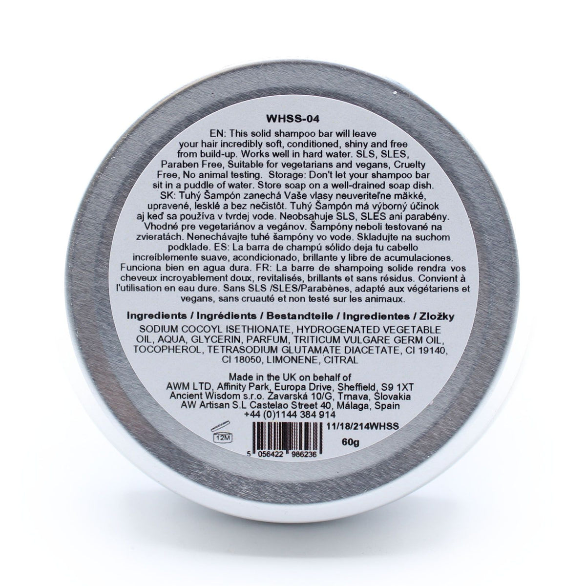 Wild Hare Solid Shampoo 60g - Tutti Frutti